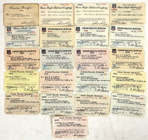 Union Pacific Railroad Co. Passes (22) [198987]
