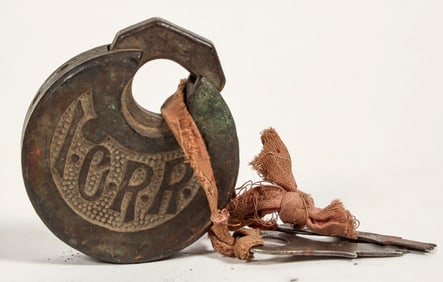 Illinois Central RR Lock w/ Keys [197669]