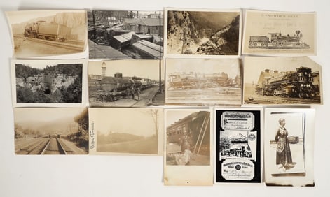 Railroad Postcards (12) [199224]