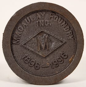Macaulay Foundry Cast Iron Ingot, c1996 [191568]