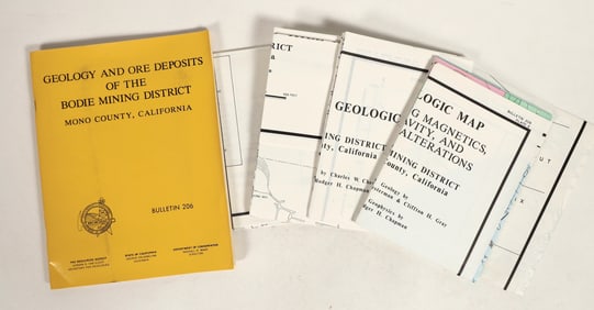 Geology & Ore Deposits of the Bodie Mining District w/ Great Maps [199826]