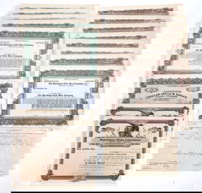 Sierra County Native Gold  Documents Lot c. early 1900's [190421]