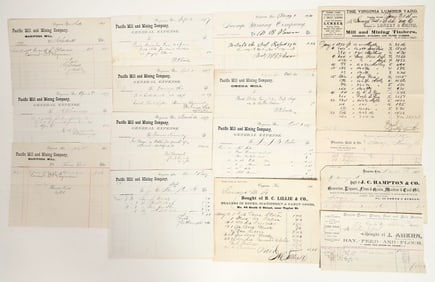 Virginia City, Nevada Billhead Collection [199770]
