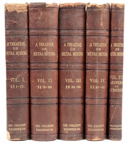 Treatise on Metal Mining, Vols. 1-4 & 7 (5) [188164]