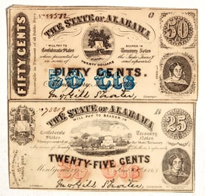 Alabama 25 & 50 Cent Notes [198549]