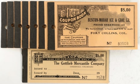 Colorado Company Scrip (8 booklets) [199522]
