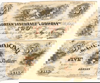 Michigan Broken Bank Notes (2) [198557]