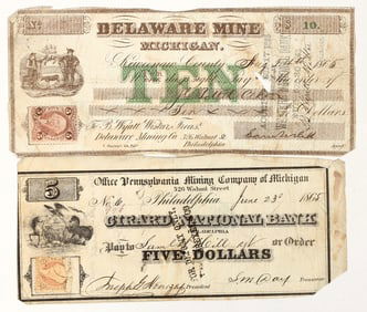 Michigan Mining Scrip (2) [197328]