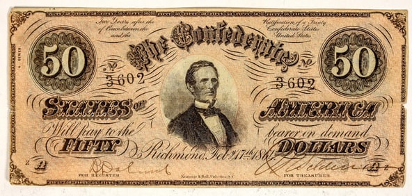 Confederate Fifty Dollar Note T-66 [198554]
