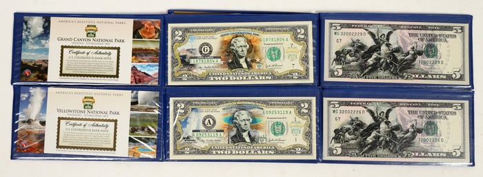 U. S. Currency Commemorative Bank Notes (4) [198773]