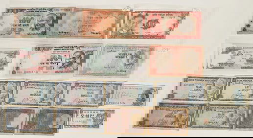 India to Asia Currency (22 pieces) [199985]