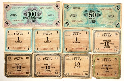 Allied Military Currency Italy 1943  (9) [199997]