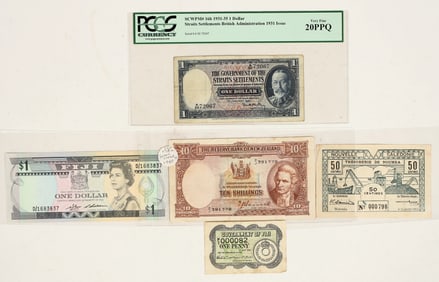 Pacific Island Currency (5) [199988]