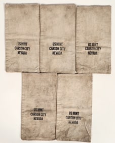 Carson City Mint Canvas Bags (5) [198828]
