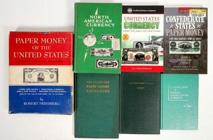 U.S. Historical Paper Money Reference Books (7) [198601]