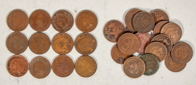 Indian Head Cent Collection (28 different dates) [198545]