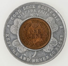 Encased Penny 1905 Niagara Falls [198355]