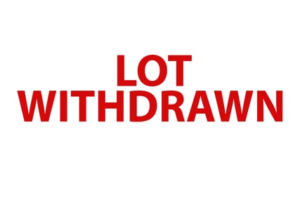 Lot Withdrawn DON'T BID
