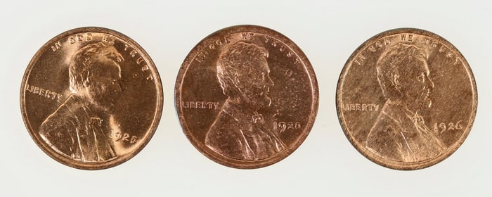 Lincoln Cents 1920s BU (3) [198849]