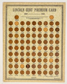 Lincoln Cent Premium Card [198568]