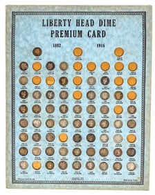 Liberty Head Dime Premium Card [198569]