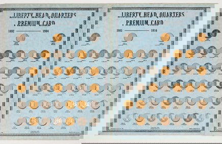 Liberty Head Quarter Premium Cards (2) [198562]