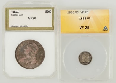 Capped Bust Half Dime & Half Dollar [199005]