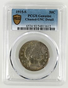 1915-S Barber Half Dollar PCGS [198496]