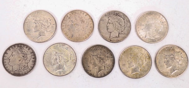 Morgan/Peace Dollars 1921-1923 (9) [199259]