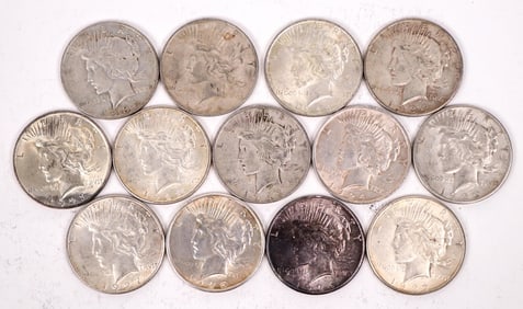 Peace Dollar Collection (13) [199258]