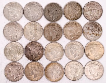 Peace Dollar Roll (20) [199250]