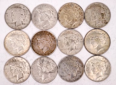 Peace Dollars (12) [199252]