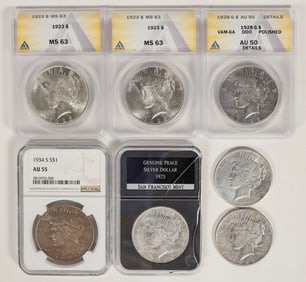 Peace Dollars (7) [199057]