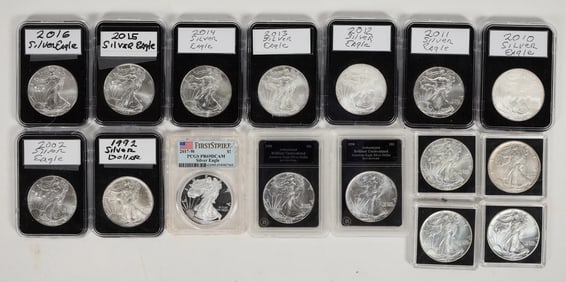 U. S. Silver Eagle Collection (16 dates) [198716]