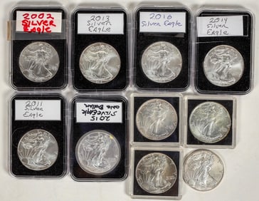 U. S. Silver Eagles (10) [198694]