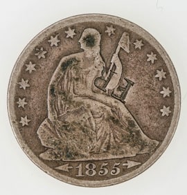 Counter Stamped 1855-O Half Dollar [198330]