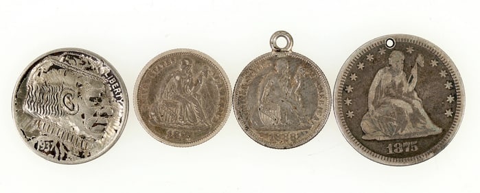 Love Tokens & Carved Coins (4) [199805]