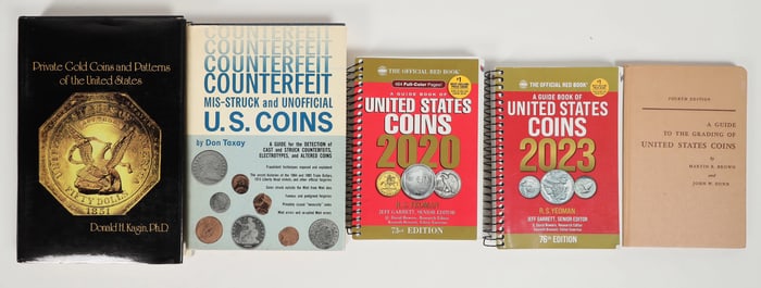 U.S. Coinage, Grading & Gold Books [5] [198421]