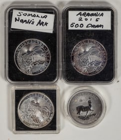 Armenia/South Africa Silver Rounds (4) [198719]