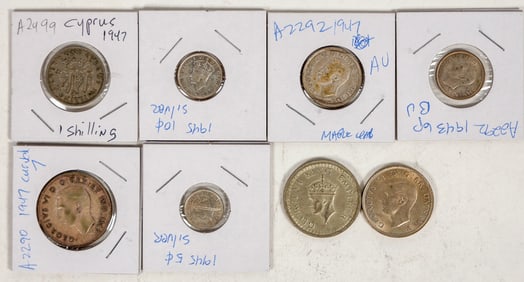 Coins of George VI (8) [198609]