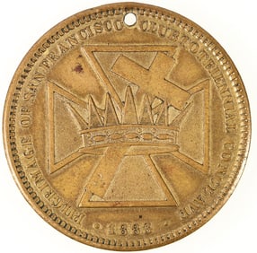 Pilgrimage of San Francisco Club Medal 1883 [198392]