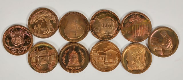 California Mission Medals (10) [198482]