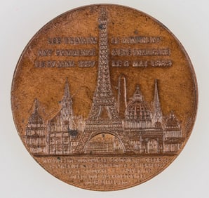 Eiffel Tower Souvenir Medal, 1889 [198318]
