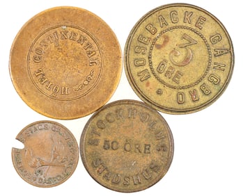 Swedish Tokens & Medals (4) [187256]