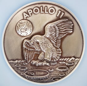 Apollo 11 50th Anniversary 5 Ounce Silver Medal [199601]