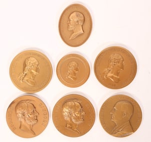 Presidential U.S. Large Yellow Bronze Medals (7) Modern [177318]