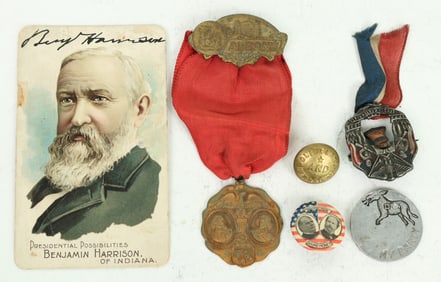Misc. Political Pins And Medals. [183939]