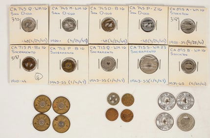 California Transportation Token Collection (22) [198801]
