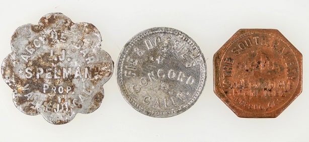 Unlisted California Tokens (3) [198394]