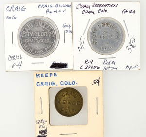 Craig Colorado Tokens (3) [198413]